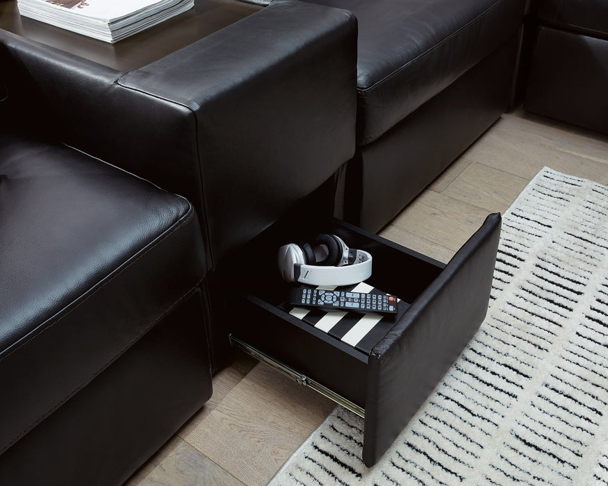 Modmax II Sectional with Chaise and Storage Consoles