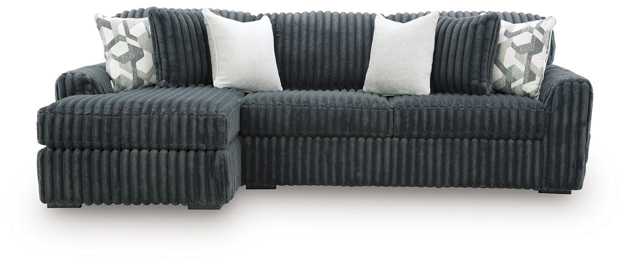 Midnight-Madness Sectional Sofa with Chaise