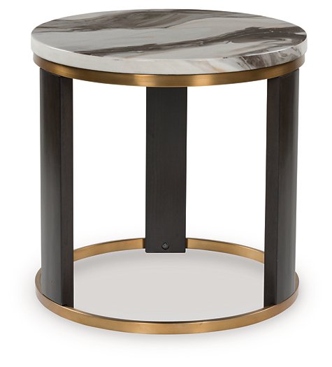 Brown/Brass Finish